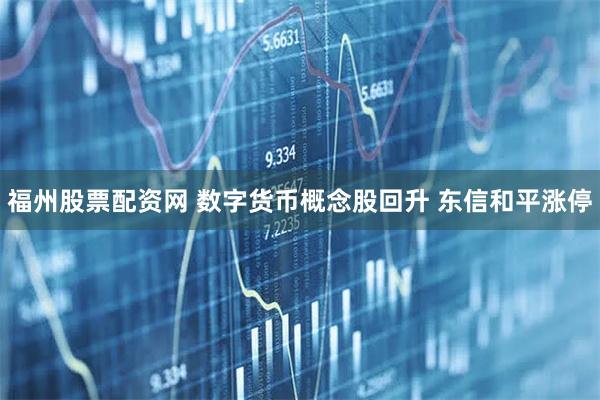福州股票配资网 数字货币概念股回升 东信和平涨停