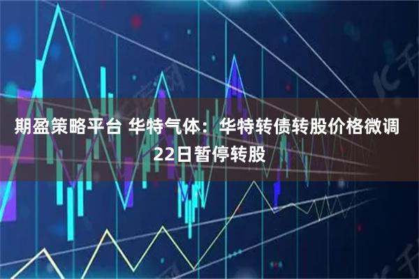 期盈策略平台 华特气体：华特转债转股价格微调 22日暂停转股